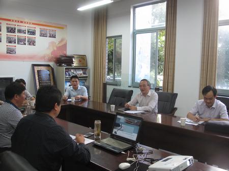 陈新华一行来理91制片
调研和指导工作