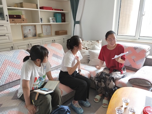 郝燕芳校友采访照片